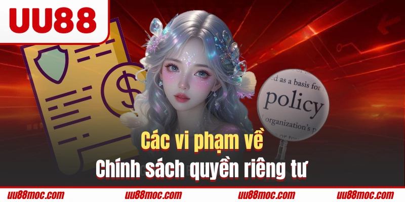 Các hành động vi phạm chính sách